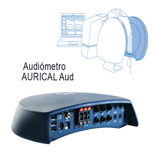 audiómetro AURICAL Aud adaptación audífonos
